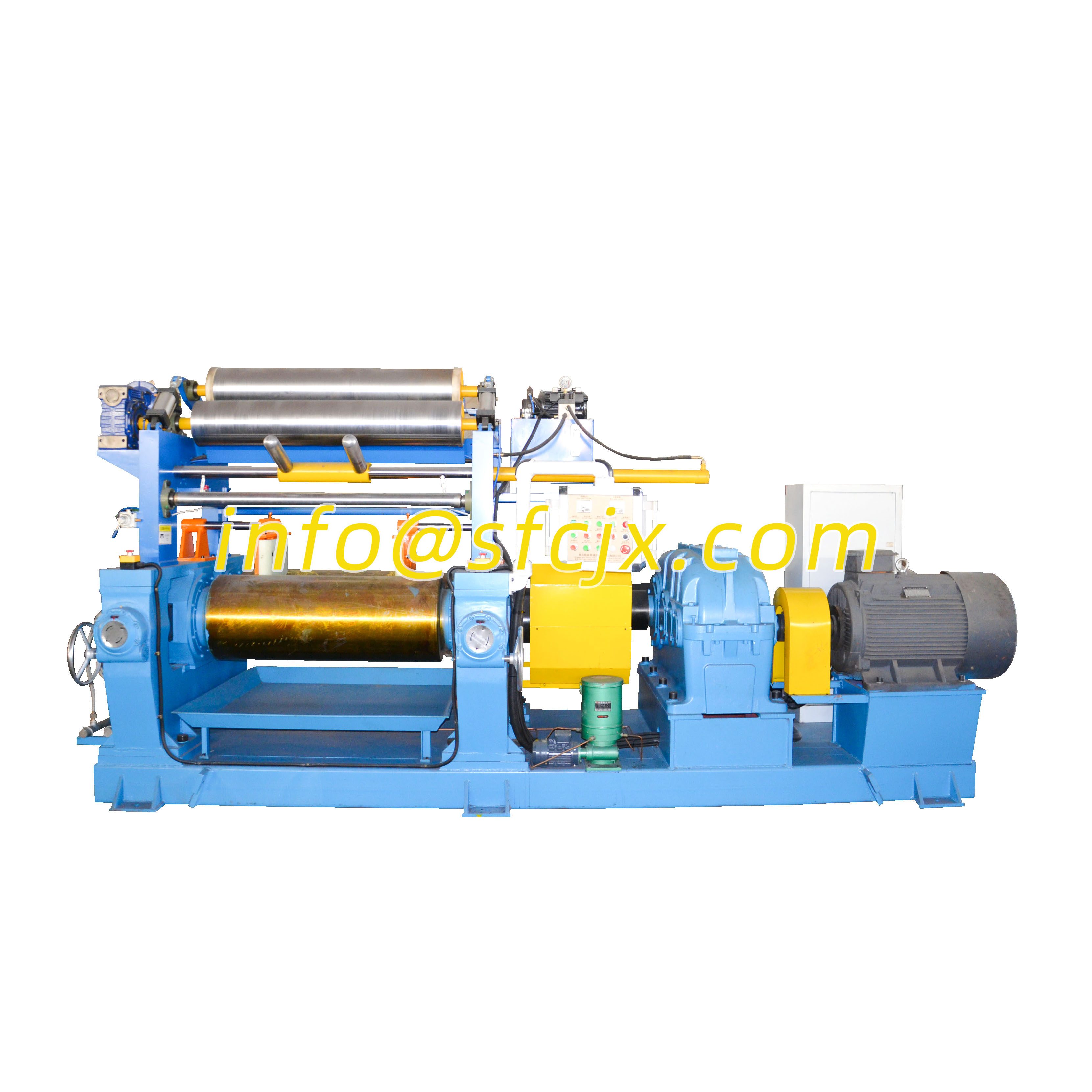 Rubber Mixing Mill with Blender