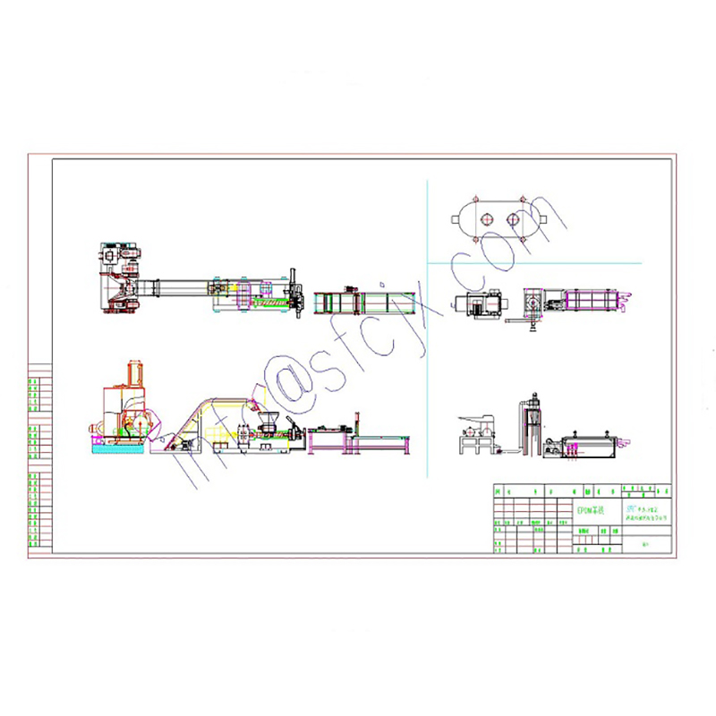Rubber & Plastic Runway Granules Line