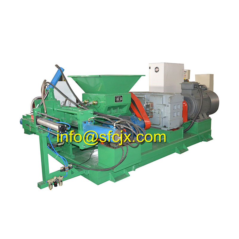 Two Rotors Forced Feed Rubber Strainer